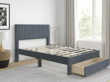 DS Rae Bed Frame With Drawer - Double