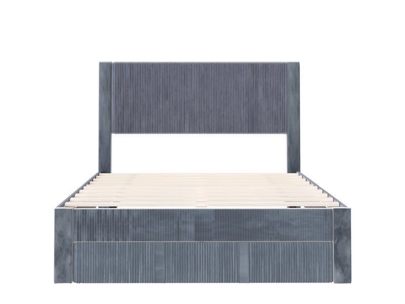 Rae Bed Frame With Drawer - Queen