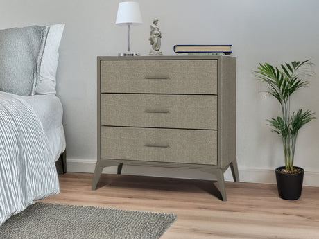 Delani 3 Drawer Chest Brown