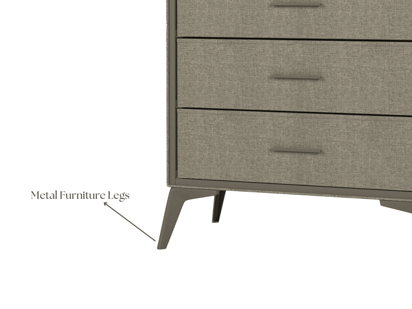 Delani 3 Drawer Chest Brown