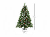 DS Christmas Tree with Red Berries - 7FT/210cm