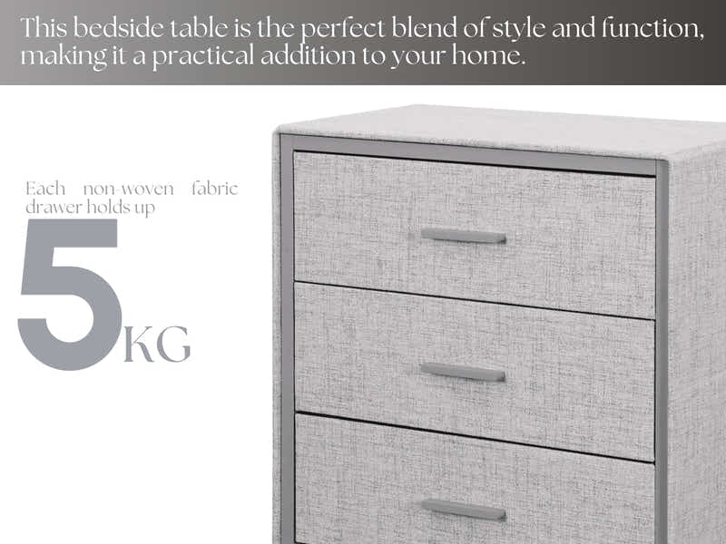 Delani 4-Drawer Tallboy - Grey