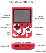 DS BS 400 In 1 Retro Classic Mini Handheld Game Console TV Output-Black