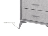 Delani 4 Drawer Chest Grey