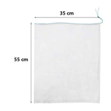 DS BS 20Pcs Fruit Protection Nylon Mesh Net Bags with Drawstring-XL