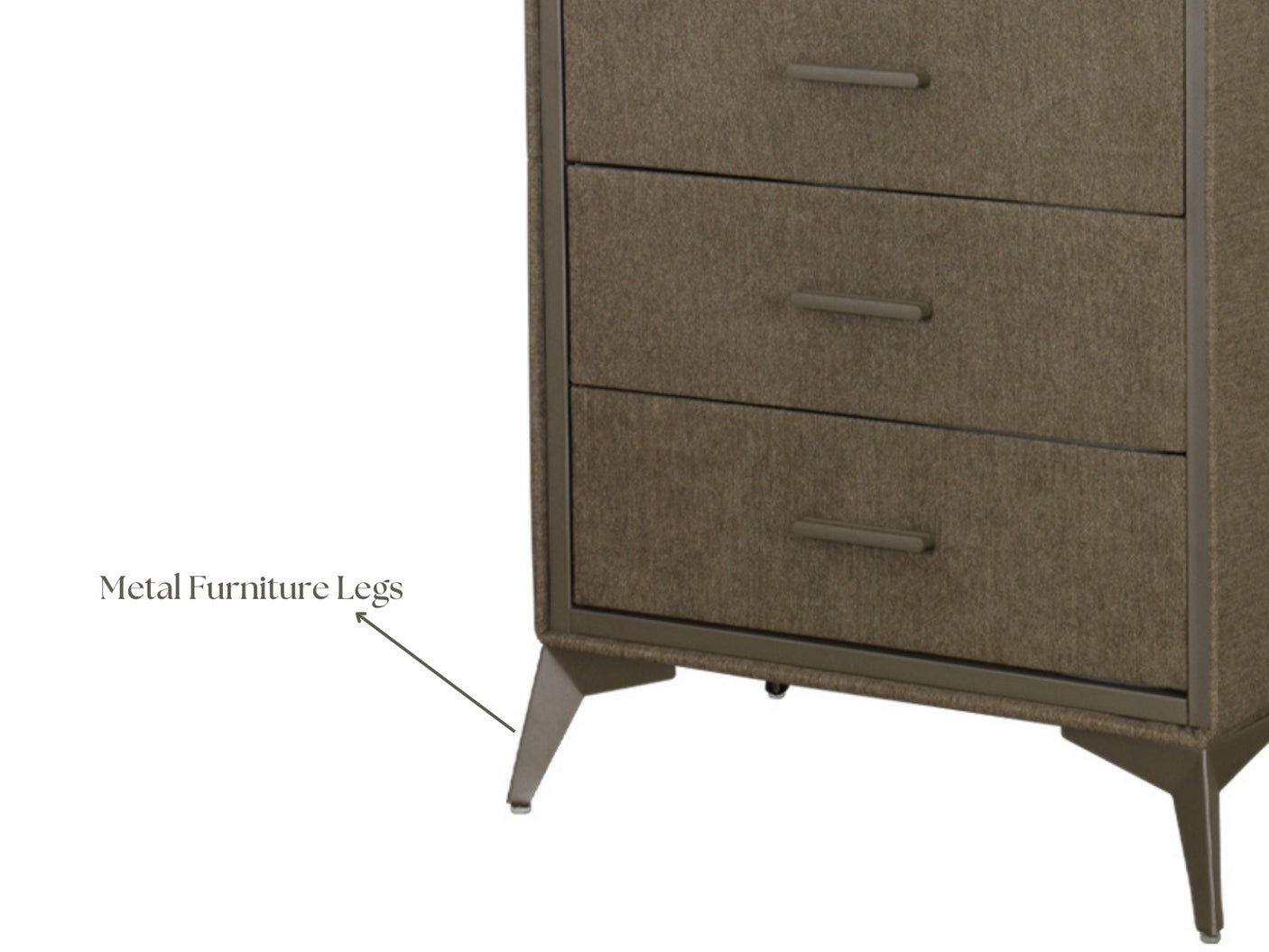 Delani 4 Drawer Chest Brown