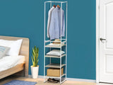 Delani Open Wardrobe with Shelves