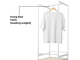 Delani Open Wardrobe with Shelves