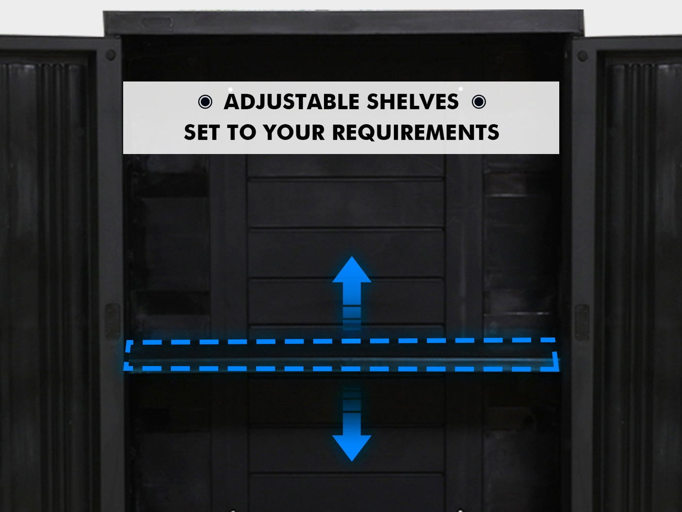 Half Outdoor Storage Cabinet