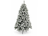 DS Christmas Tree Flocked Tips with Lights - 6Ft/180cm
