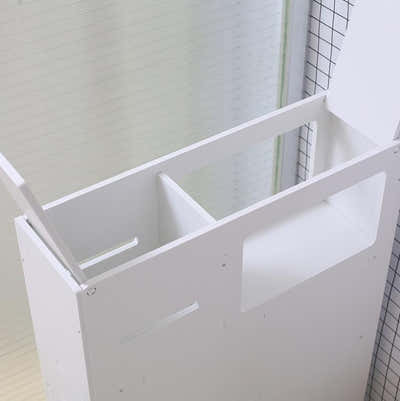 DS BS Slide-Out Bathroom Toilet Floor Cabinet