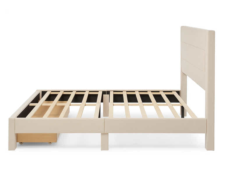 Hernan Bed Frame with Drawer - Queen