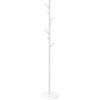 DS BS Metal Coat Rack with Stable Marble Base-Withe