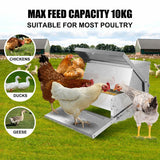 DS BD 10L Auto Chicken Feeder Automatic Poultry Food Feeding Treadle Spillproof