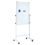 DS BD Double Sided Interactive Whiteboard Mobile White Board Dry Stand 60cmx90cm