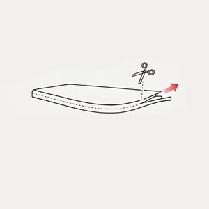 Cut the vacuum bag and remove it as mattress expands