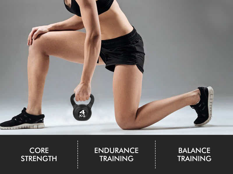 Cement Kettlebell 4kg - Set of 2