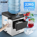 DS BD 22kg Ice Maker Cold Water Dispenser 2 In 1 Bullet Cube Making Countertop