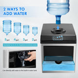 DS BD 22kg Ice Maker Cold Water Dispenser 2 In 1 Bullet Cube Making Countertop