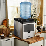 DS BD 22kg Ice Maker Cold Water Dispenser 2 In 1 Bullet Cube Making Countertop