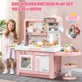 DS BD Pretend Kitchen Play Role Cooking Toys Set Kids Plastic 41 PCS Accessories