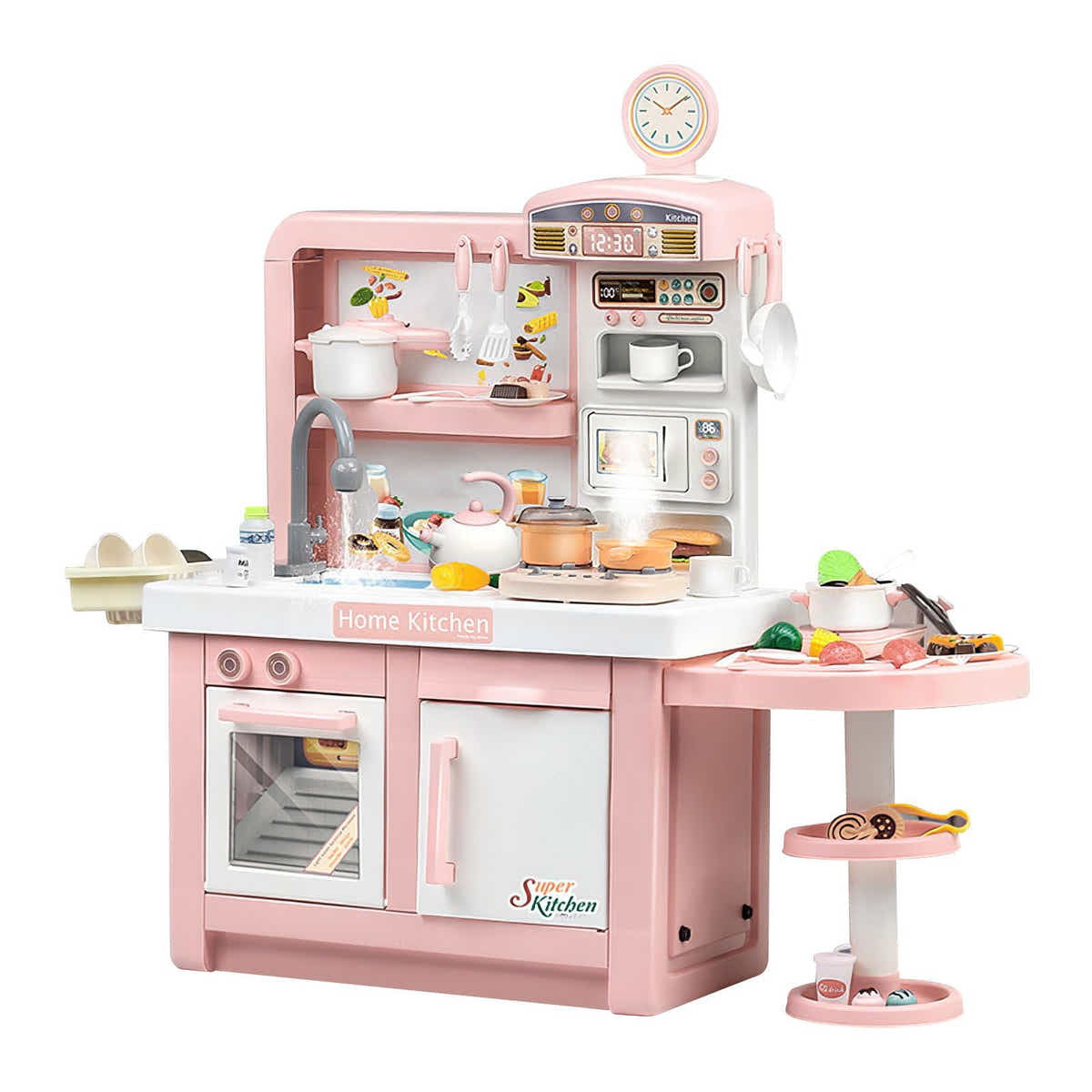 DS BD Pretend Kitchen Play Role Cooking Toys Set Kids Plastic 41 PCS Accessories