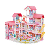 DS BD Doll House Dream Playhouses Toys Dollhouse Music 14 Rooms 4 Stories 93cm