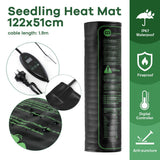 DS BD Seedling Heat Mat Plant Heated Germination Pad Starter Controller 160W