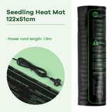 DS BD Seedling Heat Mat Plant Heated Germination Pad Starter Controller 160W