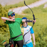 DS BD 20lbs Recurve Bow Arrow Set Archery Hunting Target Shooting Handed Black