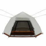 DS BD 4 Man Beach Tent Shelter Camping Pop Up Outdoor 240x240x135cm Creamy White