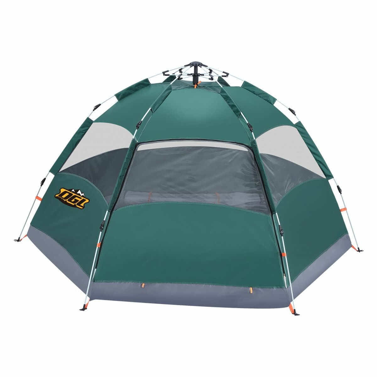 DS BD 4 Man Beach Tent Shelter Instant Pop Up Outdoor 240x240x135cm Green OGL