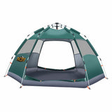 DS BD 4 Man Beach Tent Shelter Instant Pop Up Outdoor 240x240x135cm Green OGL
