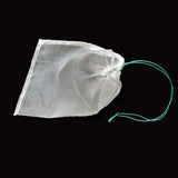 DS BS 20Pcs Fruit Protection Nylon Mesh Net Bags with Drawstring-XL