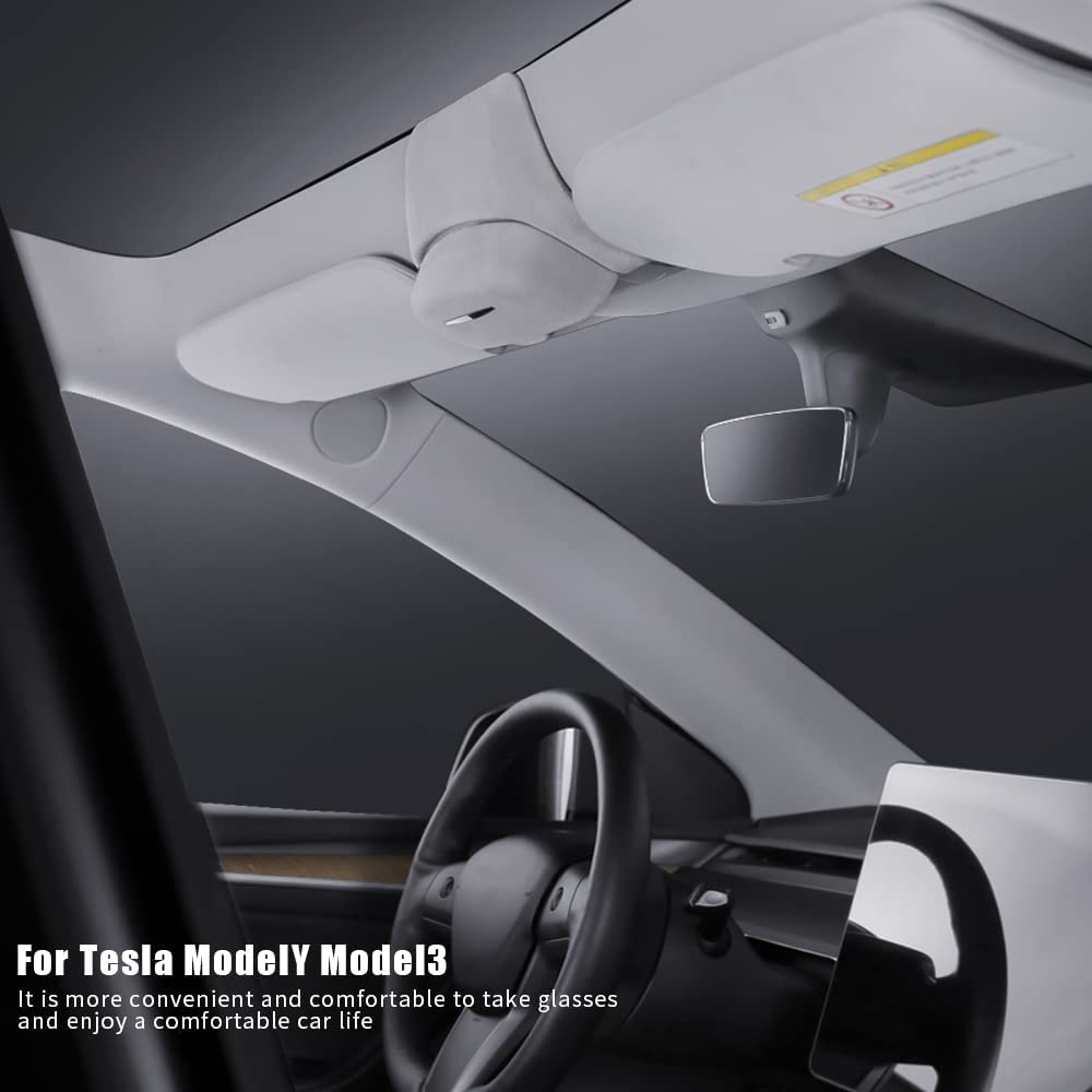 DS BS Car Roof Sunglasses Holder for Tesla Model Y