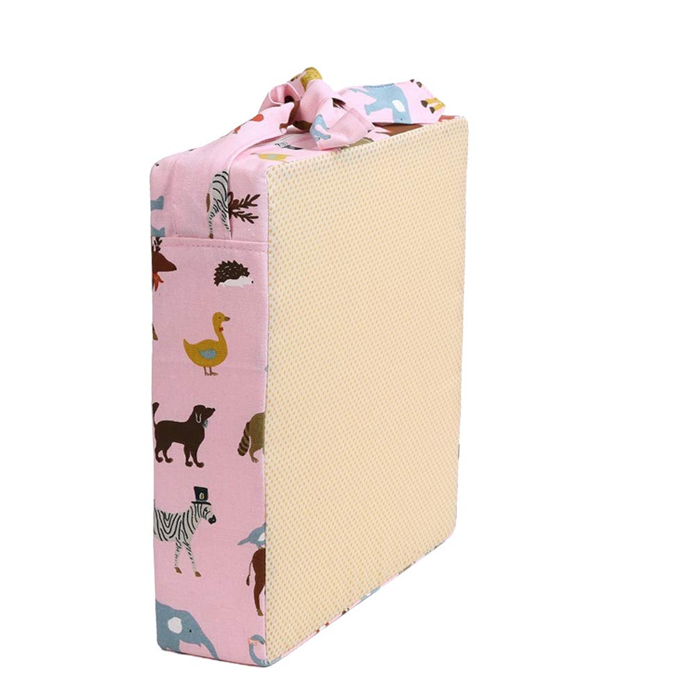 DS BS Kids Portable Dismountable Highchair Booster Cushion-Pink