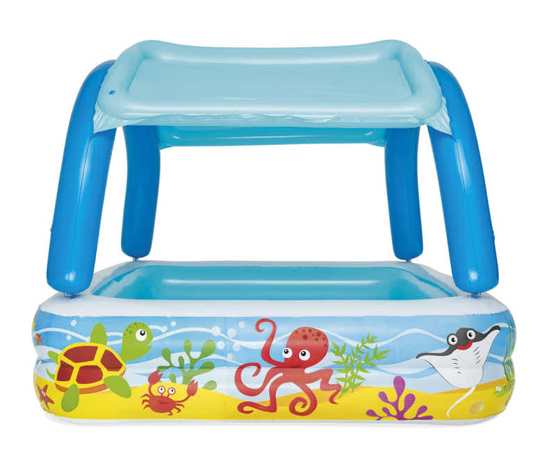 Bestway Beach Buddy Shaded Play Pool 1.40m x 1.40m