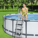 DS BD Bestway Above Ground Swimming Pool Ladder Steps for 1.32m Wall Height