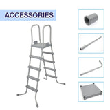 DS BD Bestway Above Ground Swimming Pool Ladder Steps for 1.32m Wall Height