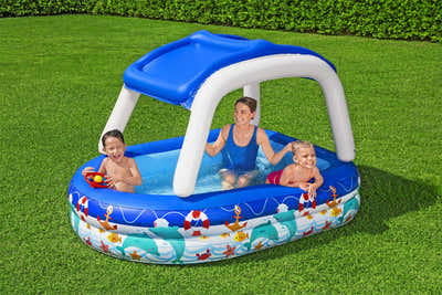 Bestway Family Pool with Canopy 2.13 m x 1.55 m