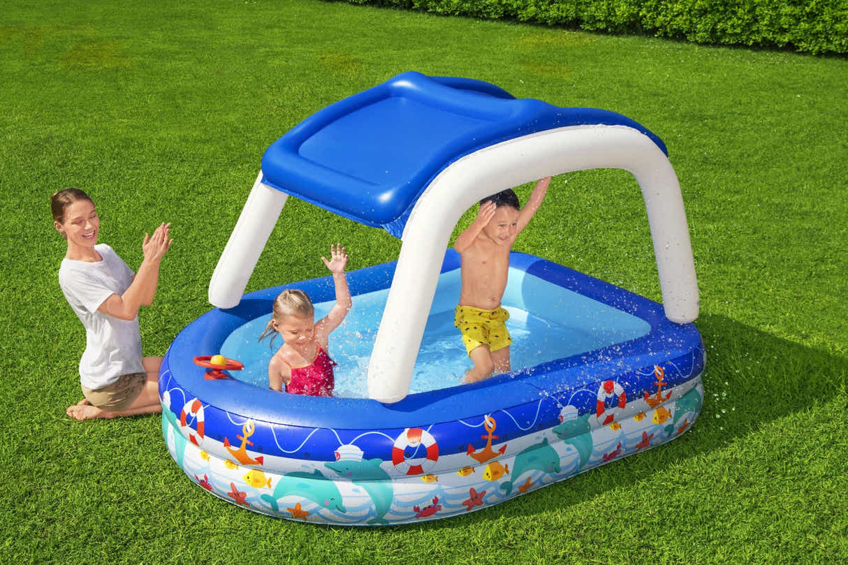 Bestway Family Pool with Canopy 2.13 m x 1.55 m