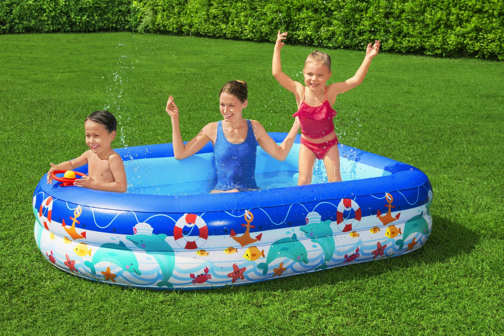 DS Bestway Family Pool with Canopy 2.13 m x 1.55 m
