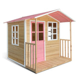 DS BD Wooden Cubby House Kids Cottage Outdoor Playhouse Game Centre Play Toy