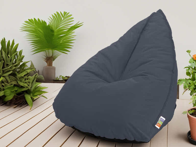 Outdoor Triangle Foam Bag Chair - Grey