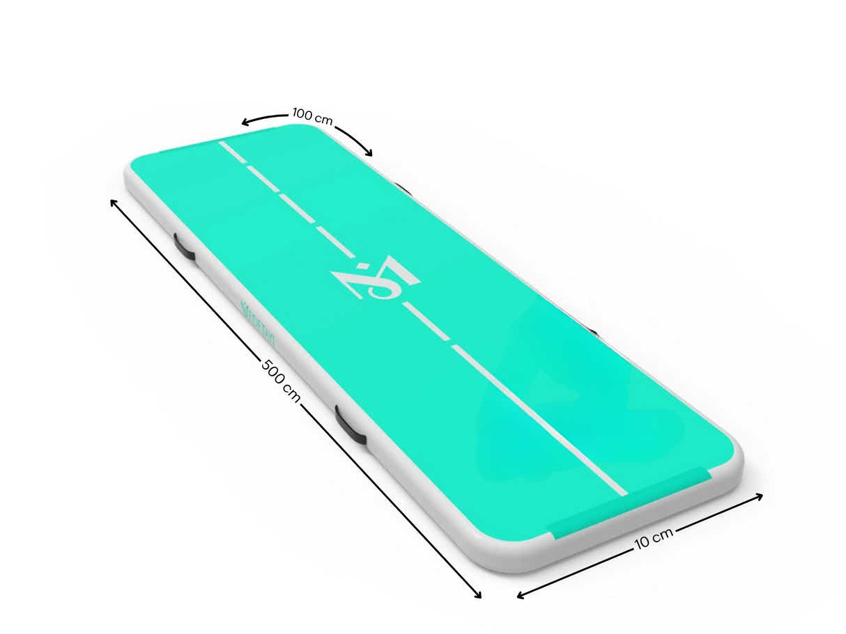 Air Track Green – 500cm x 100cm x 10cm