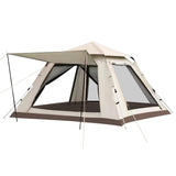 DS BD 5 Person Tent Pop Waterproof Outdoor Picnic 265x265x190cm Creamy White