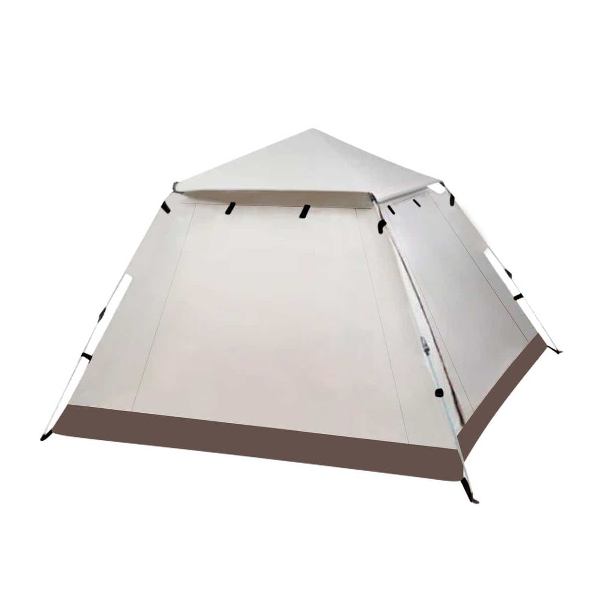 DS BD 5 Person Tent Pop Waterproof Outdoor Picnic 265x265x190cm Creamy White