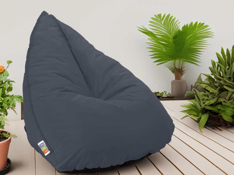 Outdoor Triangle Foam Bag Chair - Grey