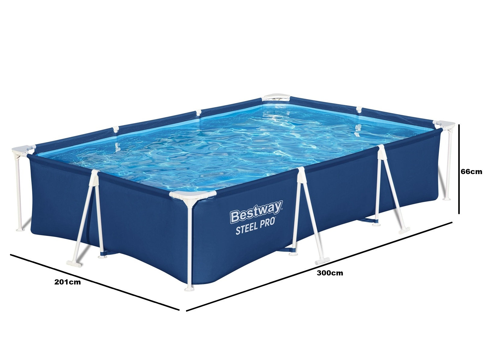 DS Bestway Steel Pro 3.00m x 2.01m x 66cm Pool 56498