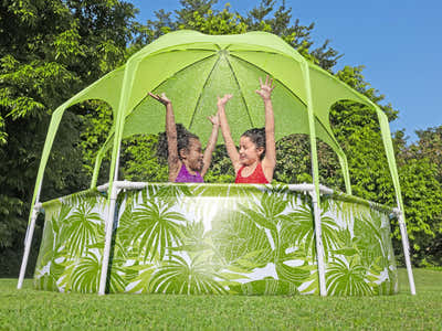 Bestway Splash-in-Shade Play Pool + ZURU X-Shot Water Fast-Fill Small Motor Soak